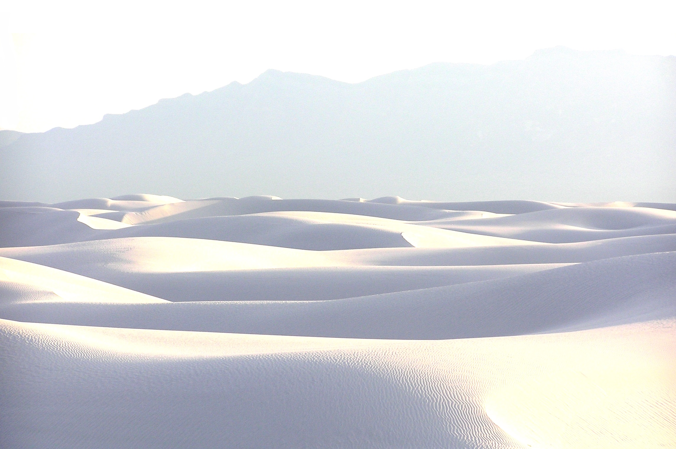 Photo of White Sands National Monument, by J.M. Panosky